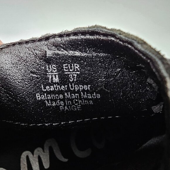 Sam Edelman Size 7 Boots Black Suede Leather Paige Ankle Bootie Fringe Western - Picture 10 of 11